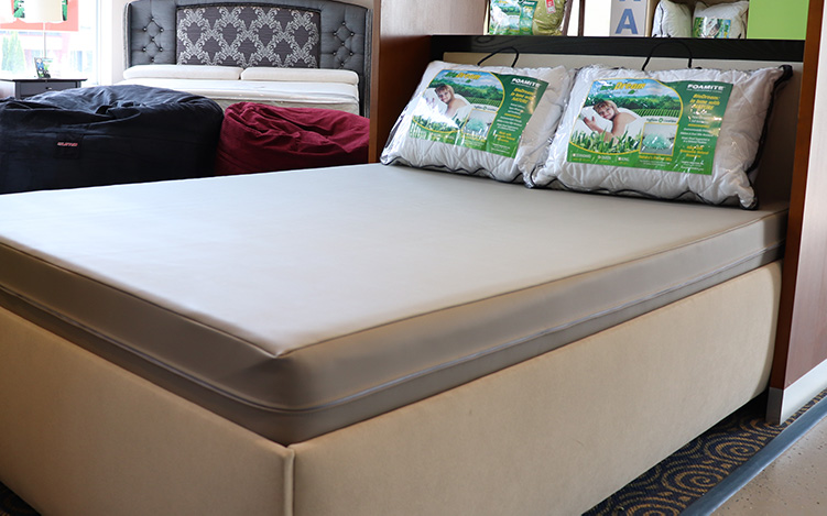 Commercial Taupe FR Vinyl Unquilted 2-Sided Cover